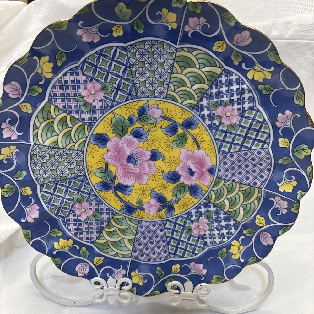 Gump San Francisco Botan Imari Serving Platter 12 In Serving Platter